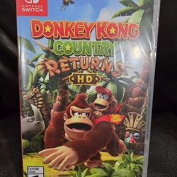 New Sealed Donkey Kong Country Returns HD Nintendo Switch Game