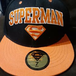 Orange Superman Baseball Cap