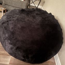 Almohadota Negra Súper Grande Y Cómoda Y Lavadora Y Secadora   