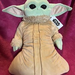 Pillow Pets Star Wars Mandalorian The Child Baby Yoda Grogu NEW with Tags!