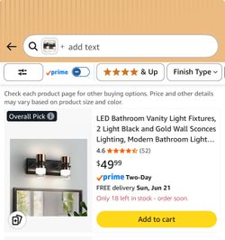 New Bathroom Light