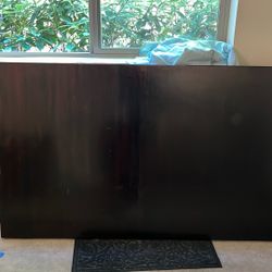 Dark Brown Crate And Barrel Dining table