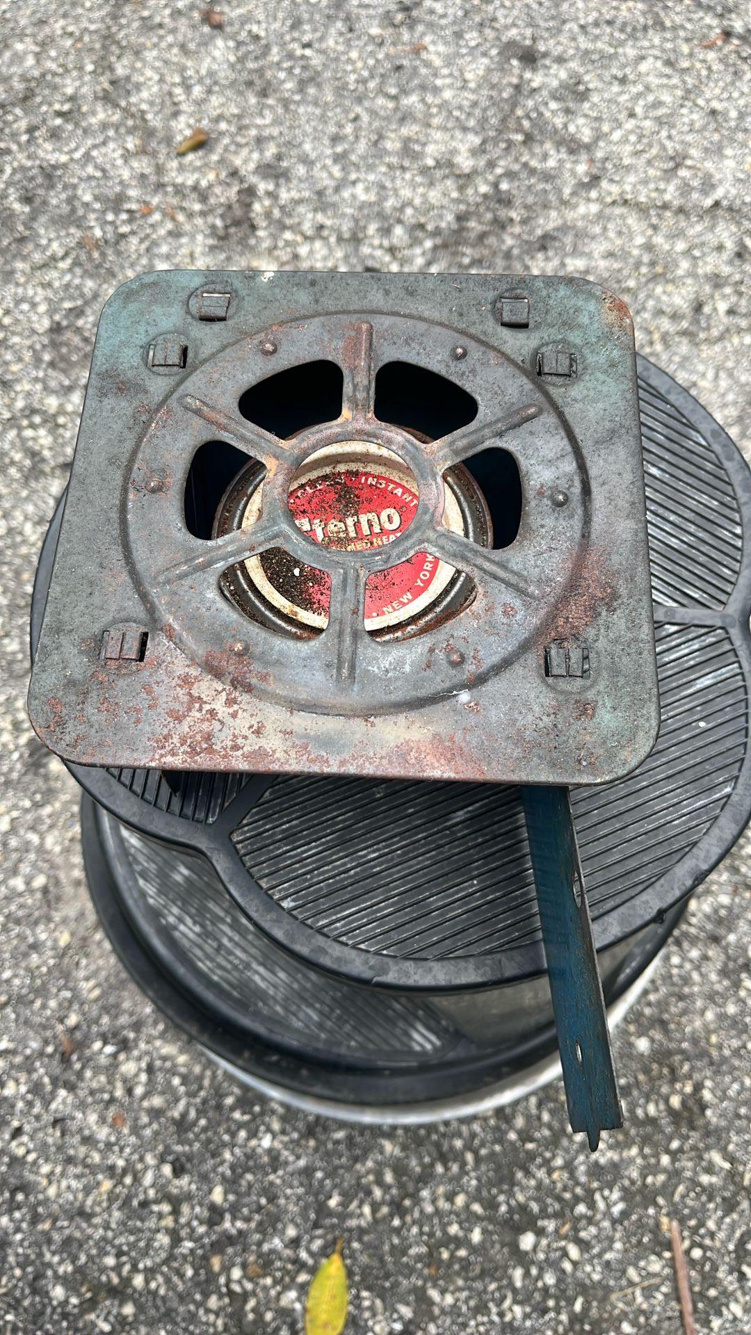 Campers sterno stove