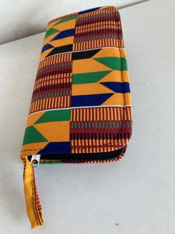 Kente Cloth Print Wallet 
