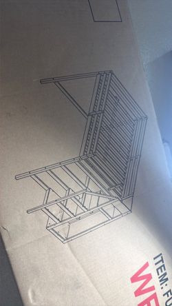 Full loft bed with bookshelf