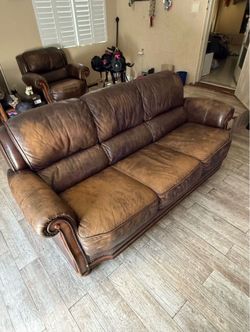 Leather Couch Set