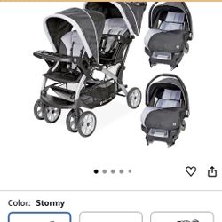 Stroller And Car Seats Double 