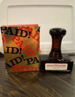Vintage Avon Paid Stamp WINDJAMMER AFTER SHAVE Decanter 4 floz
