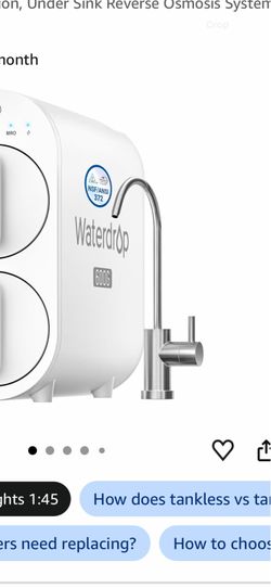 In counter water dispenser