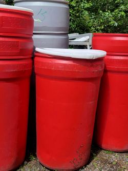 Plastic barrels