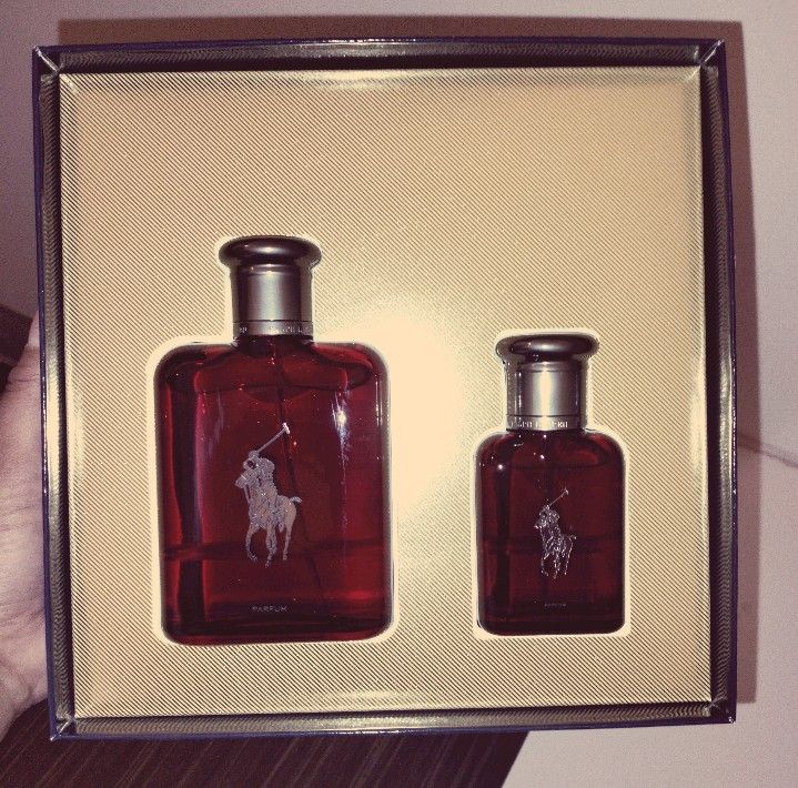 Brand New Ralph Lauren Polo Red Men's Cologne Gift Set For Sale