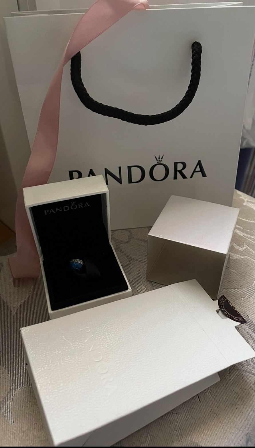 Authentic Pandora Blue Charm New with Original Packaging