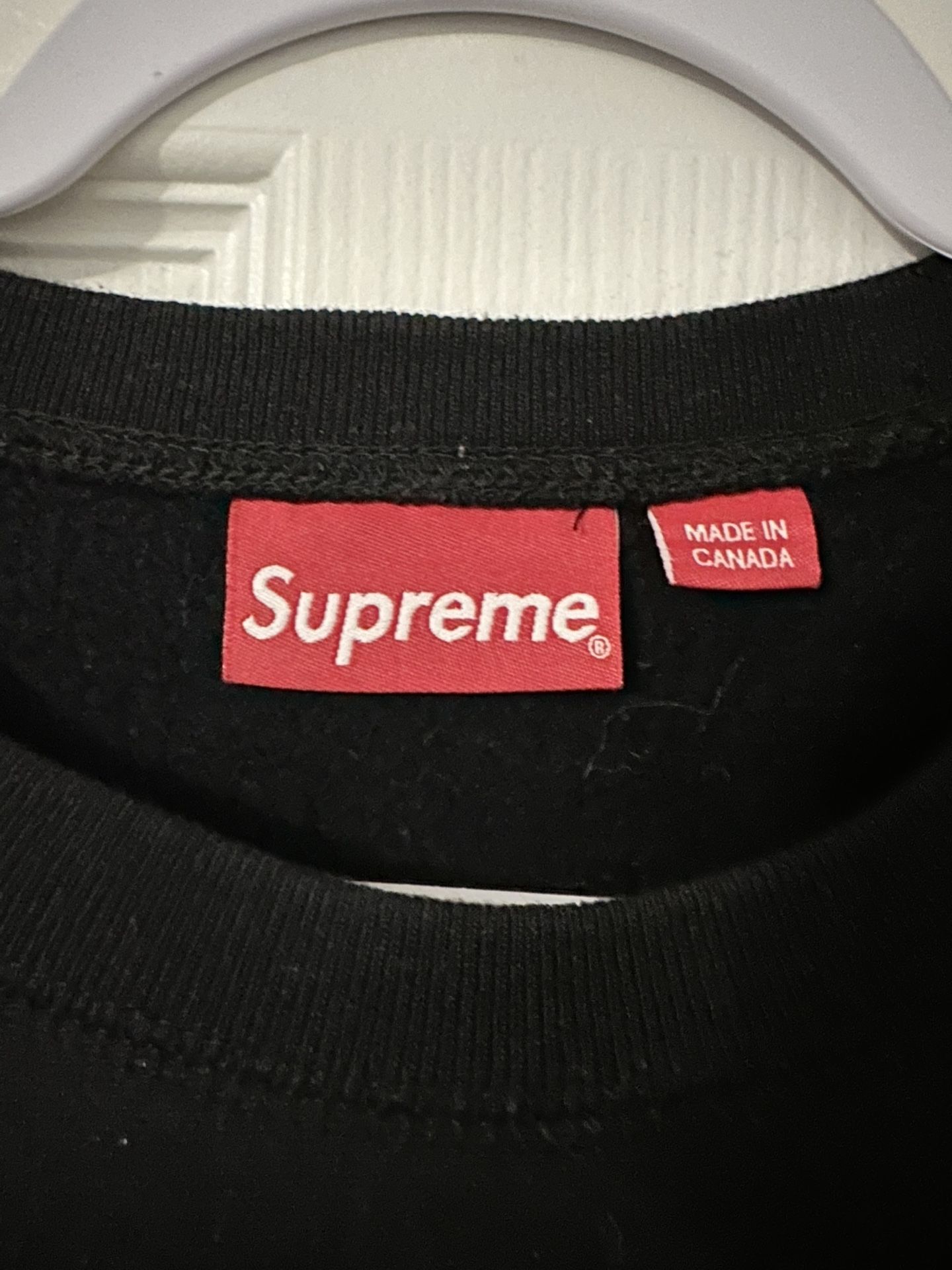 Black Supreme Sweatshirt