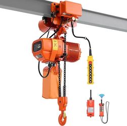 ❤️‍🔥 VEVOR 4400lbs Electric Chain Hoist with Power Trolley, 2-Speed Operation, 20ft Lifting Height,