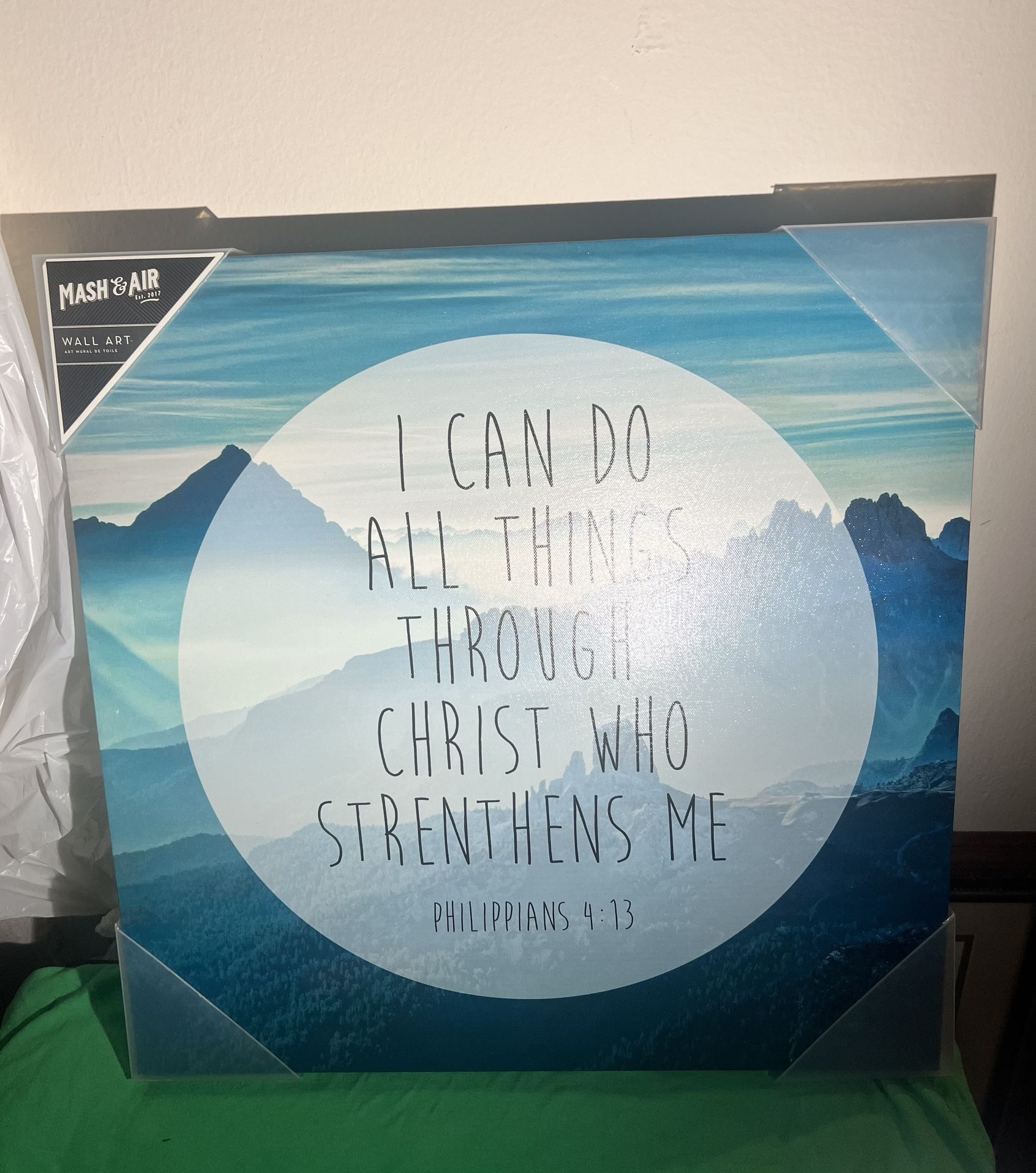 Blue Religious Wall Art