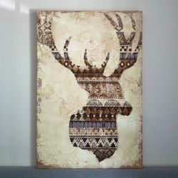 Deer Canvas Print Wall Painting Decor 36in H x 24in W