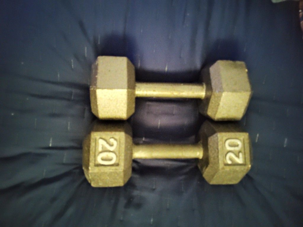 HEX DUMBBELLS SETS 20 POUNDS