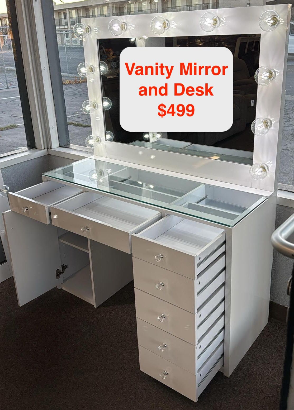 Vanity With LED Lights
