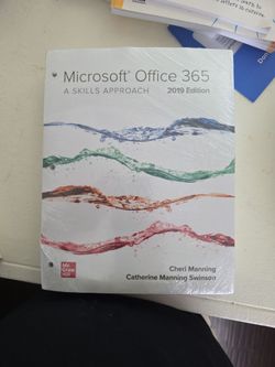 Brand new  MICROSOFT OFFICE 365 A AKILLS APPROACH  2019