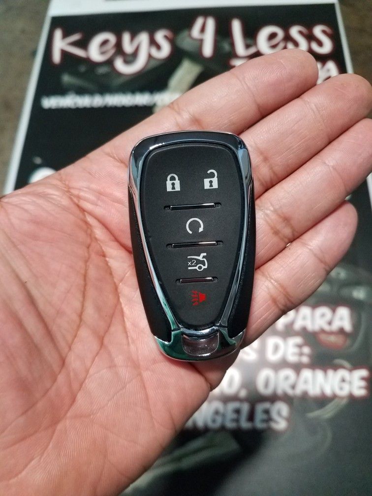 $120 in Pomona/Upland | 2016-22 Chevy GMC Smart Remote Push Start Key Copy (Cruze, Camaro, Traverse, Malibu, Blazer, Volt)
