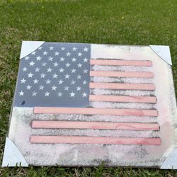 USA Flag Wall Decor 