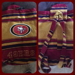 Handmade 49ers backpack