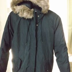 BRAND NEW - NICE BLACK WINTER COAT 