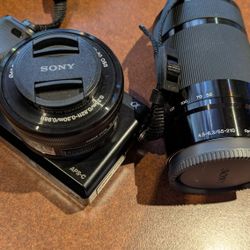 Sony Camera With Extra Lens Model Number ILCA-6000