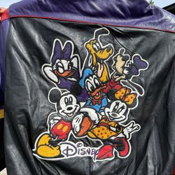 Vintage Disney Leather Jacket 