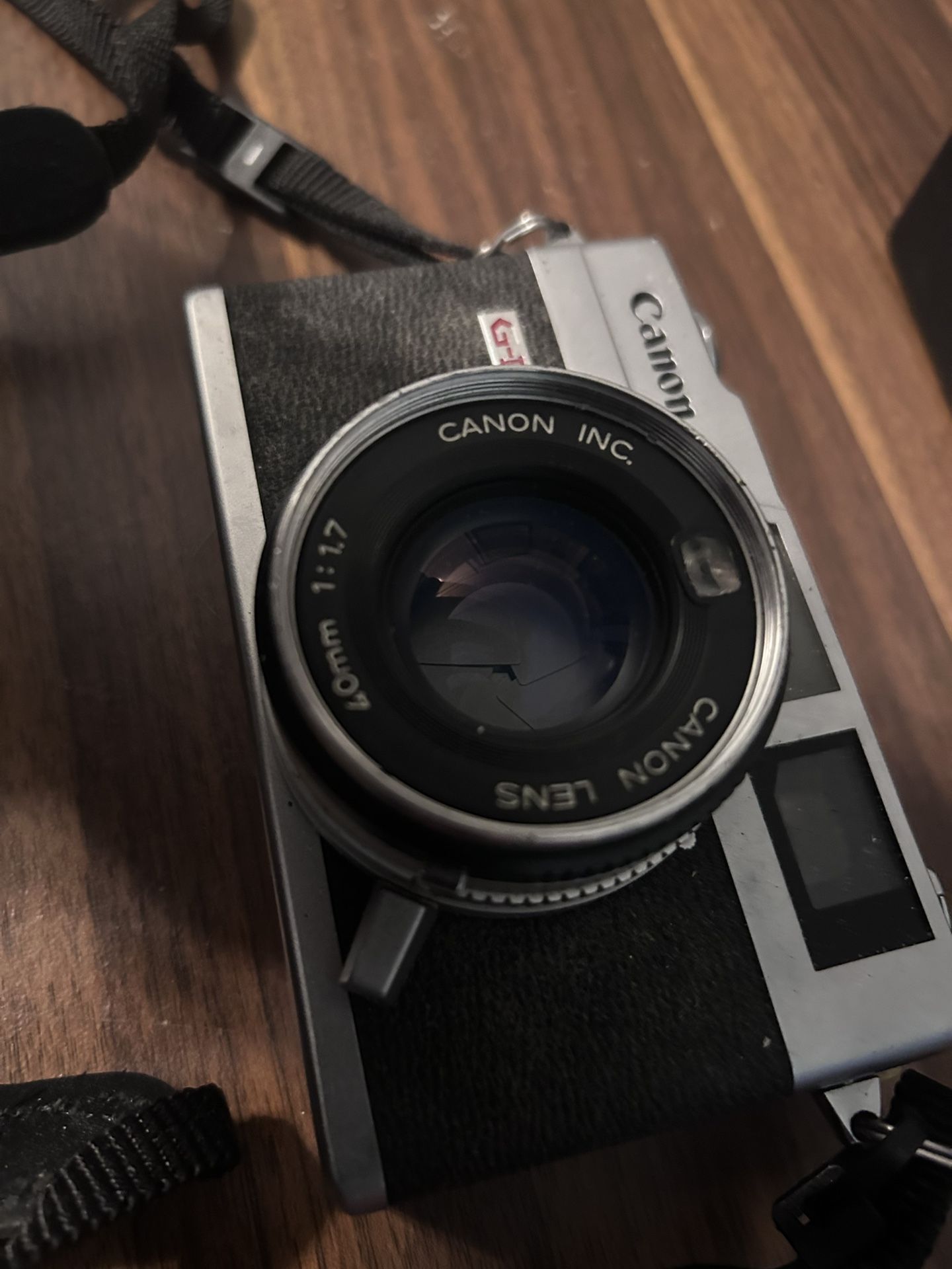 Canon Canonet QL17 GIII 35mm Rangefinder Camera, Chrome with 40 f/1.7 Lens