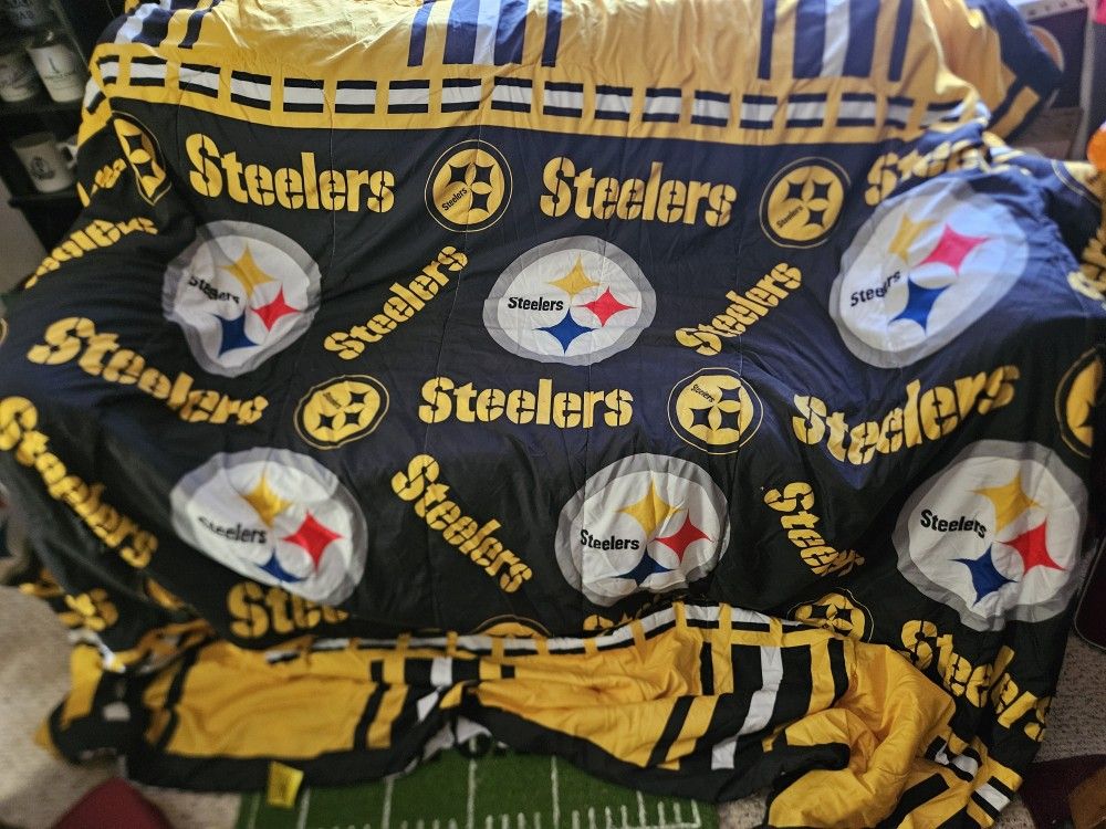 Pittsburgh Steelers Two Sided Blanket