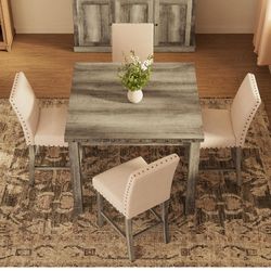 MESA PARA COMEDOR DE 4 SILAS