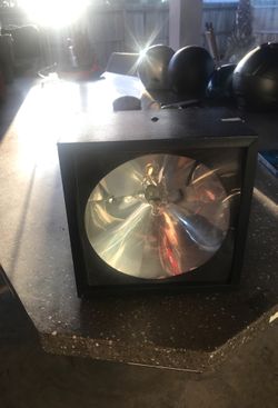 Large strobe light .