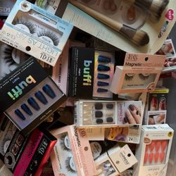 Eye Lashes Nails And brushes $5 Each New 