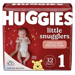 Huggies Size 1   32 Count (Little Smugglers)