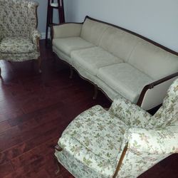 Provincial Sofa & Wing Chairs