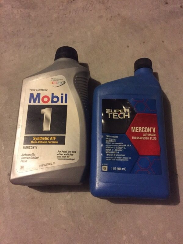 Mobil 1 Synthetic ATF Mercon V Ford GM + SuperTECH Mercon V 1 quart