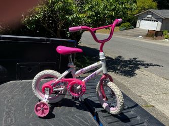 Child Kid Children Bike 12” Wheels With Training Wheels Bicycle Tricycle Trike in Good Condition