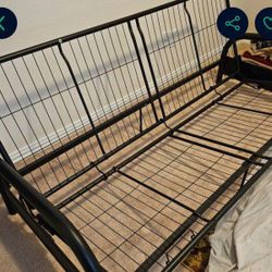 Metal Frame Futon Bed Couch Sofa