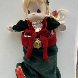 Precious Moments ‘Gabrielle’  Holiday Stocking Doll 16” 2001