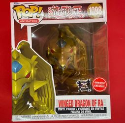 Funko POP! YuGiOh #1098 Winged Guardian Ra Gamestop Exclusive.