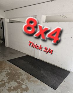 8x4 Rubber Gym Mat 3/4" Thick. Miami 33130. Delivery for extra 
$100