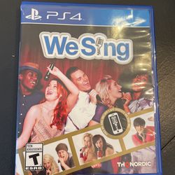 We Sing PS4 Disc