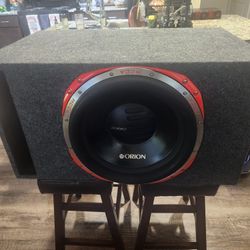 15" Subwoofer Enclosure & Amplifier
