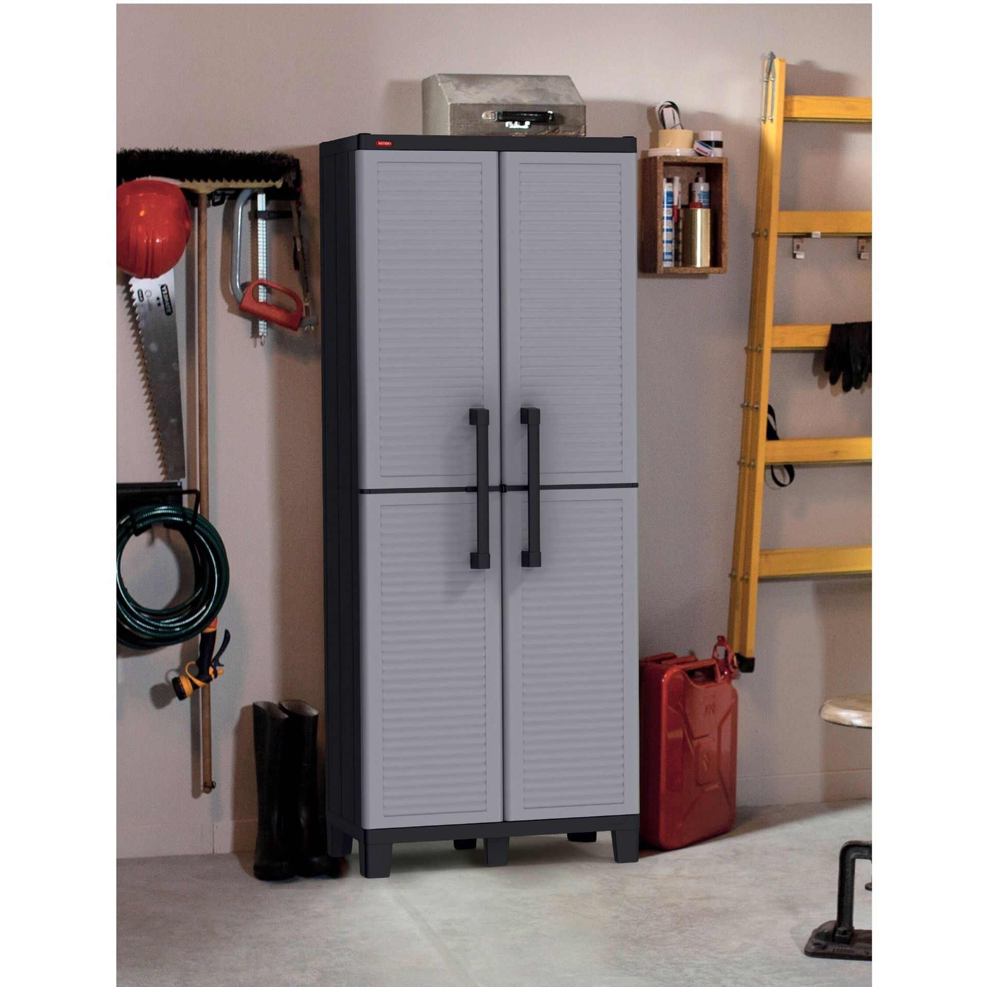 BRAND NEW- Plastic Utility Cabinet - Keter Space Winner Resin Storage