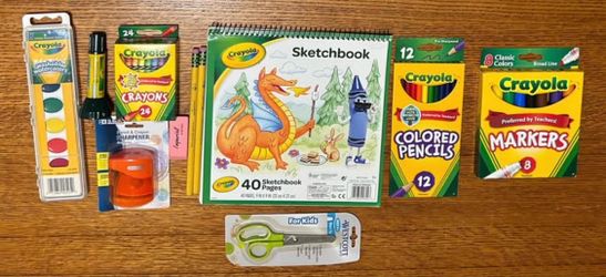 School and Art Supplies Bundle