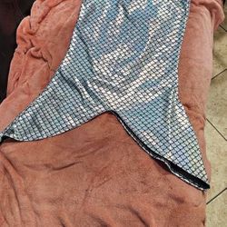 Metallic Mermaid Skirts, With Scales, Grey And Blue, 20 For Both