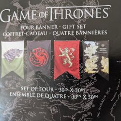 Game Of Thrones Banners Set Of 4