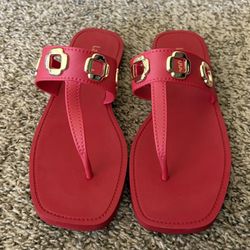 Larroude Milan Grommet Thong Sandals