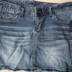 Express Blue Pencil Mini Skirt Casual